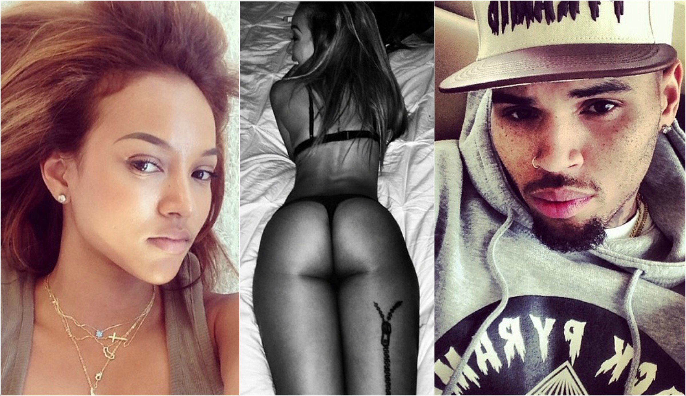 Karrueche Tran, Chris Brown, e o corpo dela em peças mínimas. (Foto: Instagram)
