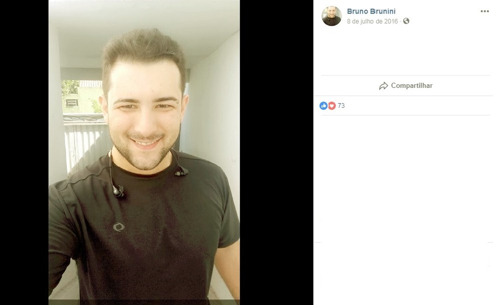 Bruno Brunini estÃ¡ internado em estado grave  (Foto: Facebook/ReproduÃ§Ã£o)