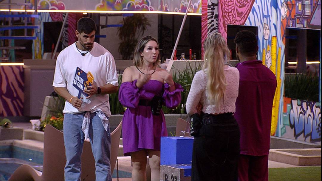 BBB 23: Amanda conversa com os brothers sobre suas escolhas