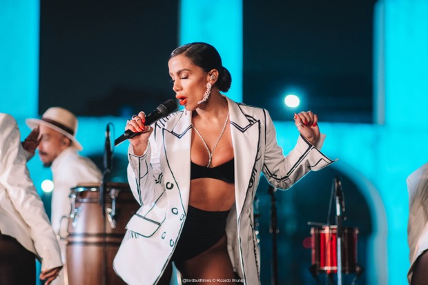 Anitta se apresenta no Grammy Latino 2020 (Foto: Ricardo Brunini)