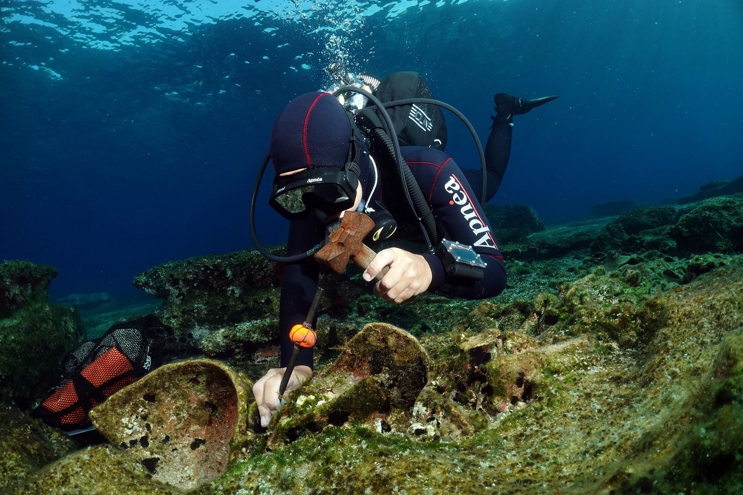 Navio romano naufragado há cerca de 1,8 mil anos é encontrado na Grécia (Foto: Ministério da Cultura Grego)