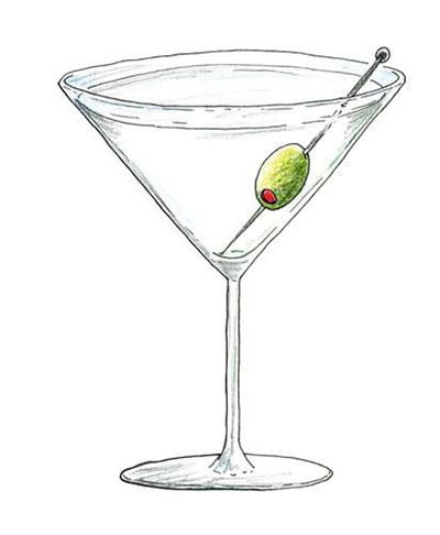 Dry Martini (Foto: Ilustrações Daniel Almeida)