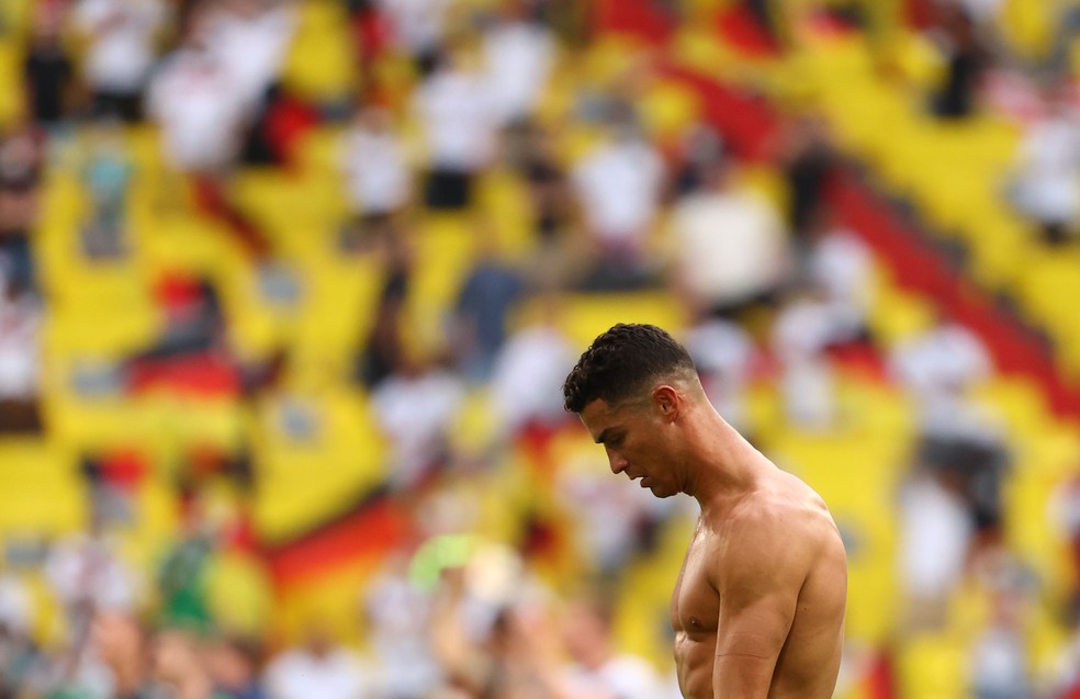 Cristiano Ronaldo Portugal Alemanha — Foto: Kai Pfaffenbach/Reuters