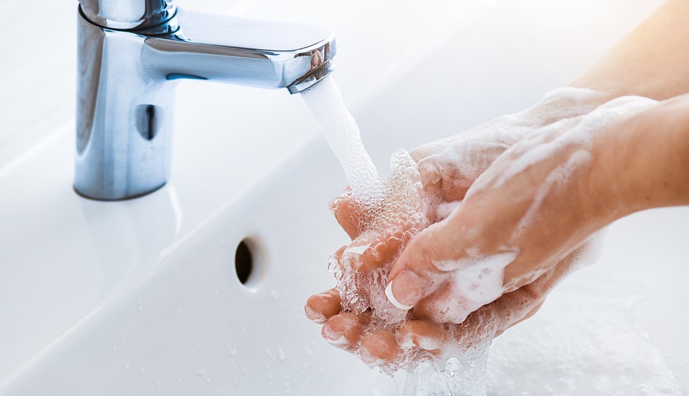 Lavar as mãos — Foto: Divulgação