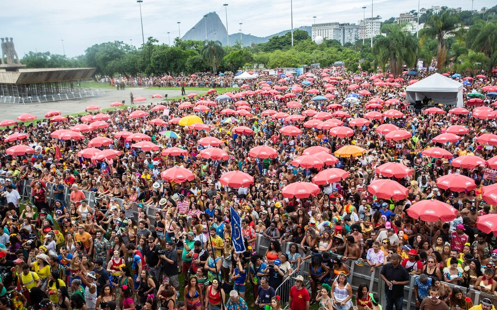 Bangalafumenga reuniu 500 mil pessoas no Aterro do Flamengo em 2020 — Foto: Fernando Maia/Riotur