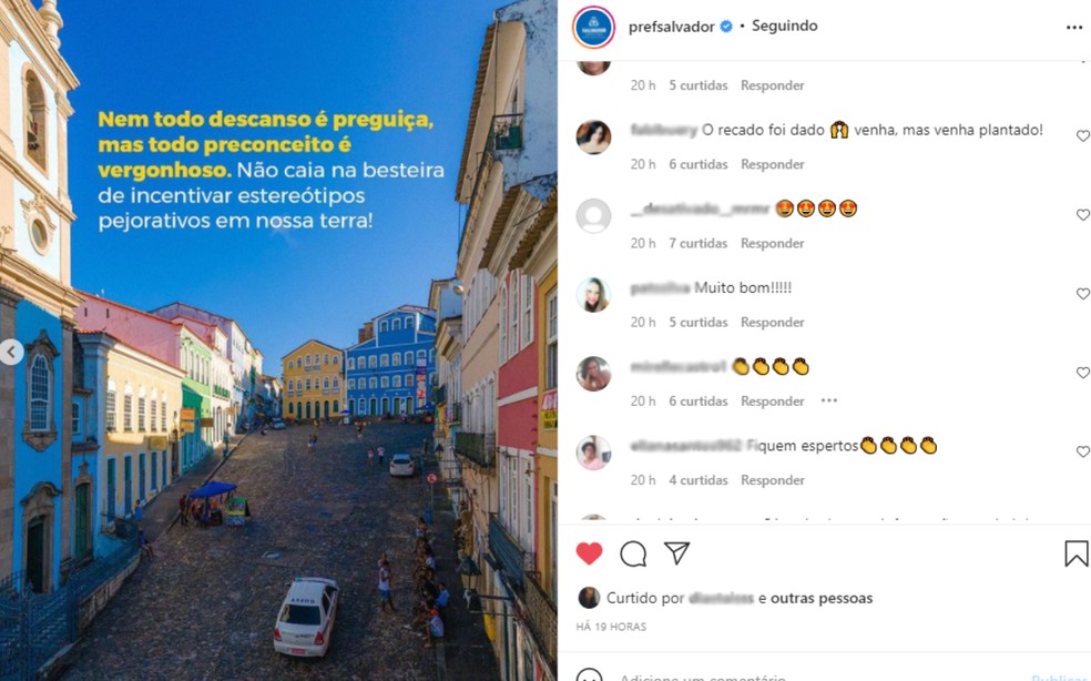 Prefeitura de Salvador publica "guia para não ser um turista babaca" — Foto: Reprodução/Redes Sociais