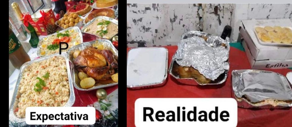 Clientes fizeram comparações e montagens que viralizaram nas redes sociais — Foto: Reprodução/ Redes Sociais