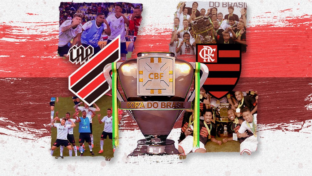 Athletico e Flamengo duelam pelas oitavas de final da Copa do Brasil — Foto: ge