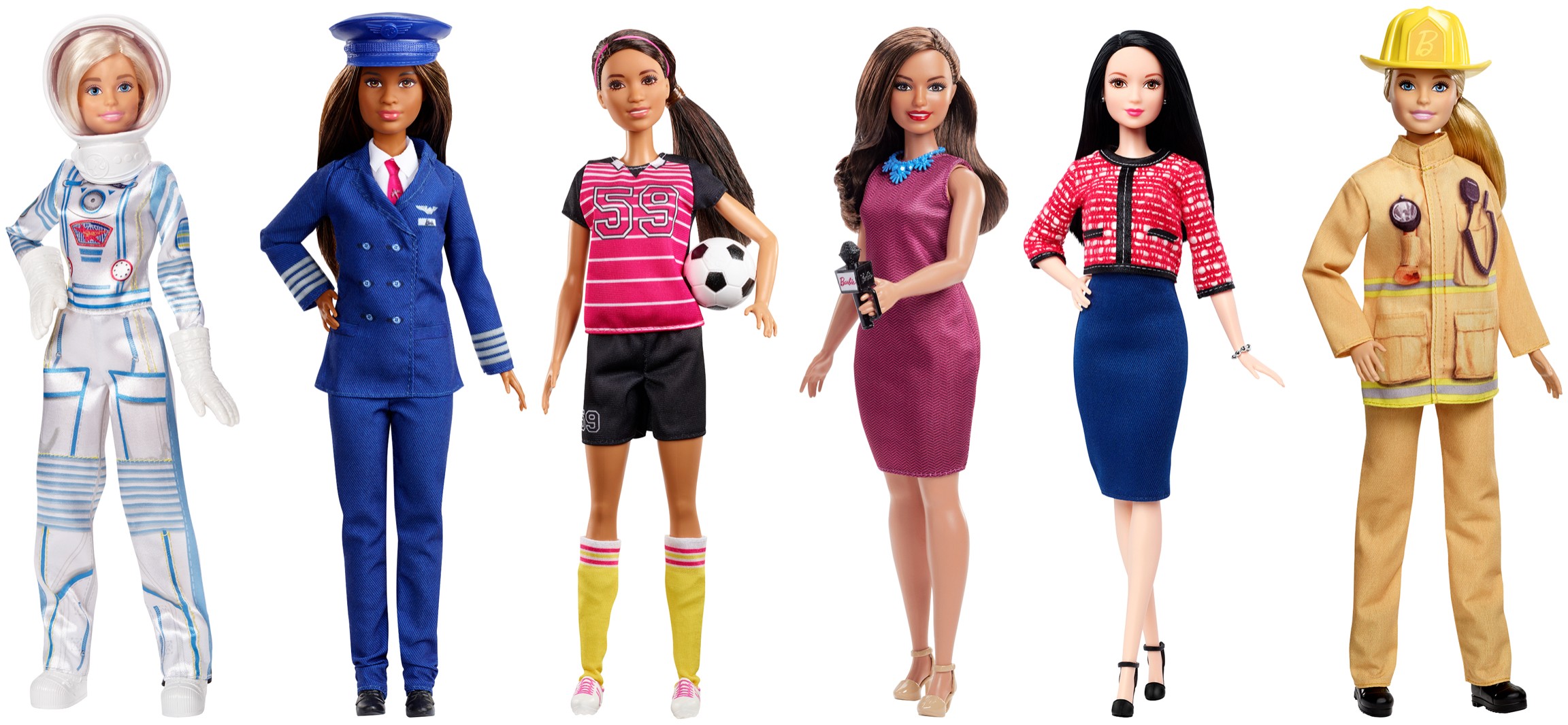 Coleção da Barbie coleção 'Você Pode Ser Tudo o Que Quiser' (Foto: Divulgação/Mattel)