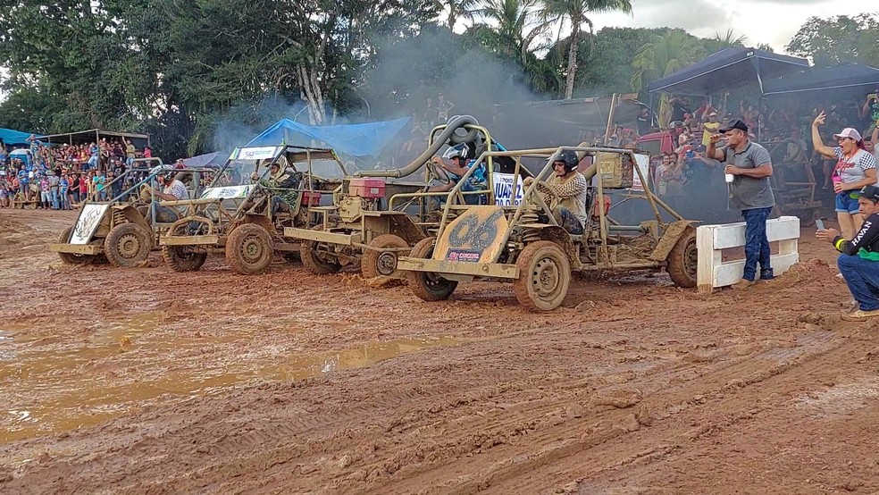 Corrida de Jerico em Alto Paraíso (RO) — Foto: Mikely Azevedo/Rede Amazônica