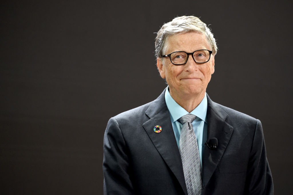 NEW YORK, NY - SEPTEMBER 20:  Bill & Melinda Gates Foundation co-founder Bill Gates speaks speaks at Goalkeepers 2017, at Jazz at Lincoln Center on September 20, 2017 in New York City.  Goalkeepers is organized by the Bill & Melinda Gates Foundation to hi (Foto: Getty Images)