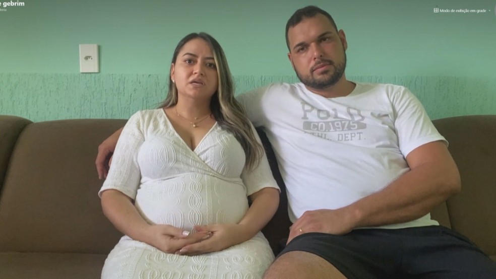 Casal do DF espera quadrigêmeos após fertilização in vitro — Foto: TV Globo/Reprodução