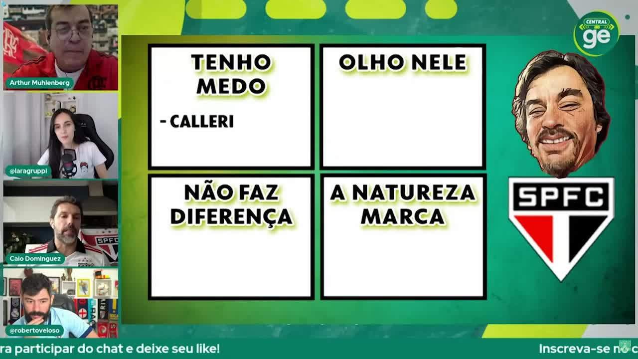 Voz da Torcida do Flamengo coloca Calleri como maior amea&ccedil;a do S&atilde;o Paulo: 'Perigoso'