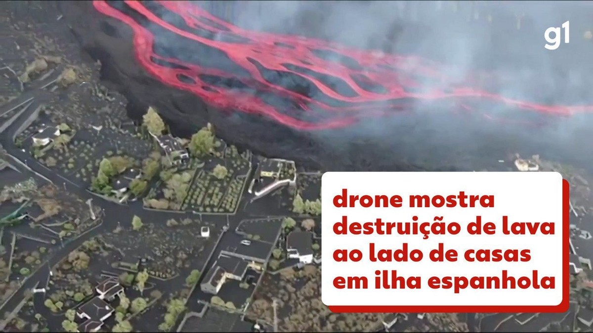 España declara la zona volcánica «zona catastrófica»;  video de dron revela destrucción en La Palma |  Mundo