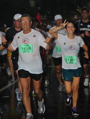 pai e filha meia maratona do rio corrida de rua (Foto: Arquivo Pessoal)