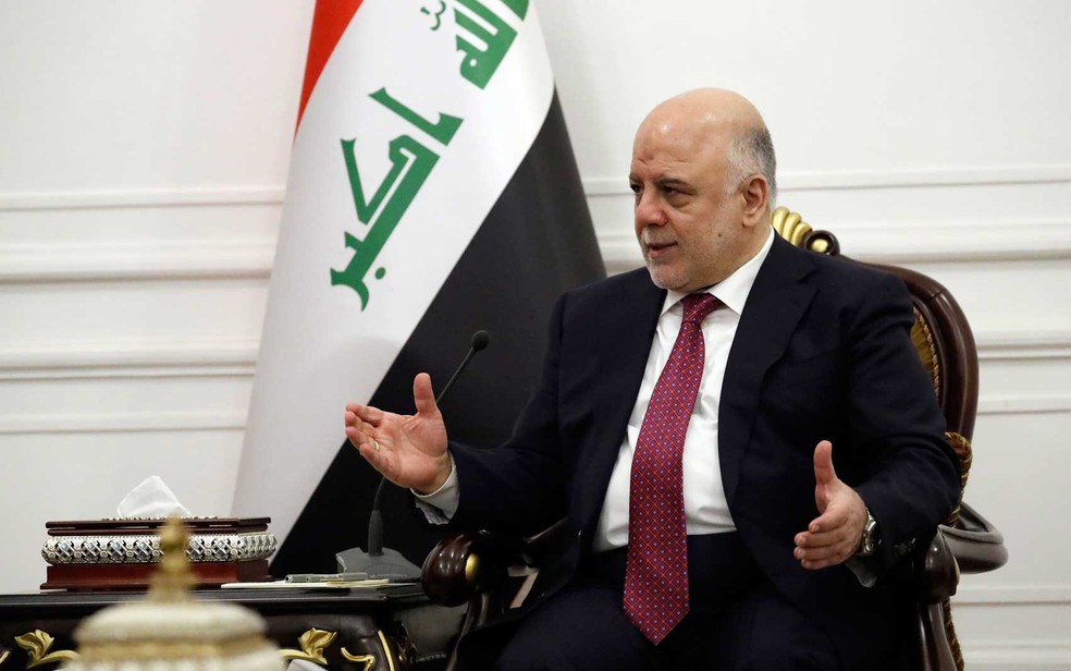 O primeiro-ministro do Iraque, Haider al-Abadi (Foto: Alex Brandon / POOL / AFP Photo   )
