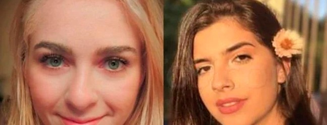 Desirrê Freitas e Letícia Maia: suposto desaparecimento das duas brasileiras tem ganhado repercussão nas redes sociais. — Foto: Reprodução