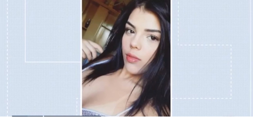Gabrielly da Silva Miranda, de 18 anos, morta em janeiro, em imagem de arquivo — Foto: TV Globo/Reprodução