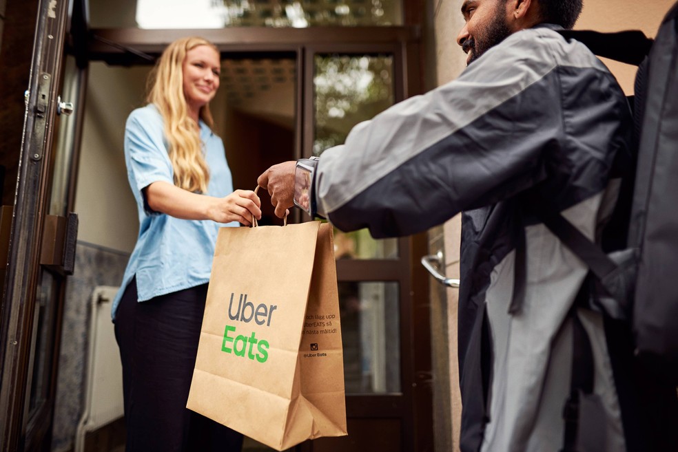 Como funciona vender pelo Uber Eats? Restaurante pode solicitar entregadores parceiros da empresa — Foto: Divulgação/Uber