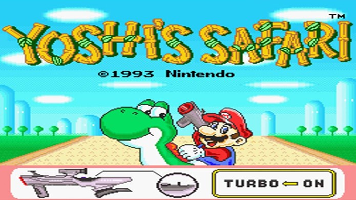 A Super Scope não foi tão popular quanto a Zapper, mas teve alguns bons jogos no Super Nintendo, como Yoshis Safari (Foto: Reprodução/YouTube)
