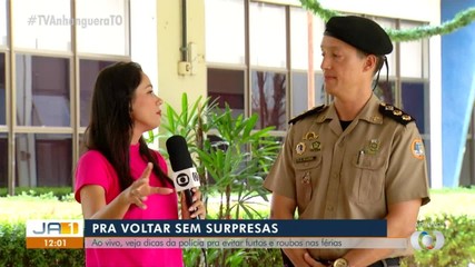 Polícia Militar dá dicas de como evitar furtos e roubos nas férias