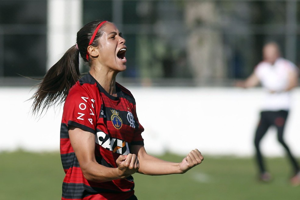 Com gols de Dany Helena e Fl&aacute;via, Flamengo vence Corinthians por 2 a 1 &mdash; Foto: Reprodu&ccedil;&atilde;o/Twitter do Time Flamengo