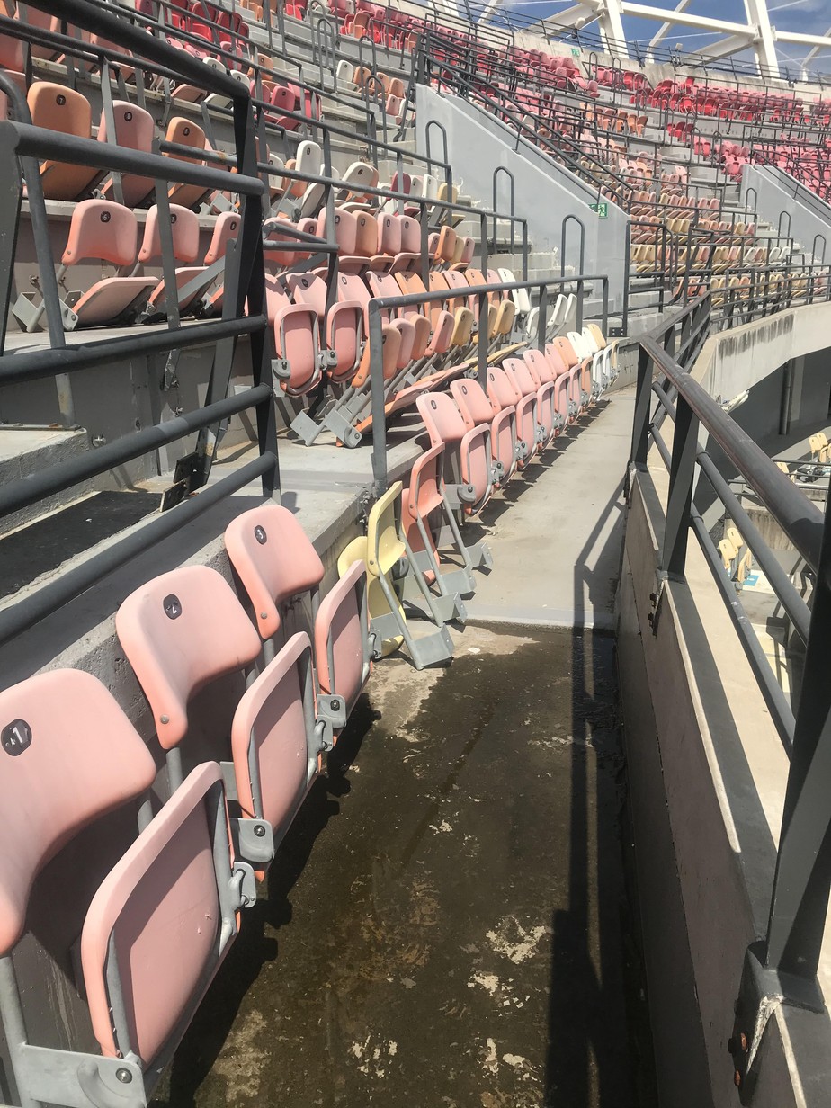 Obra parada, 1001 falhas e mato crescendo: Parque OlÃ­mpico coleciona problemas apÃ³s Rio 2016