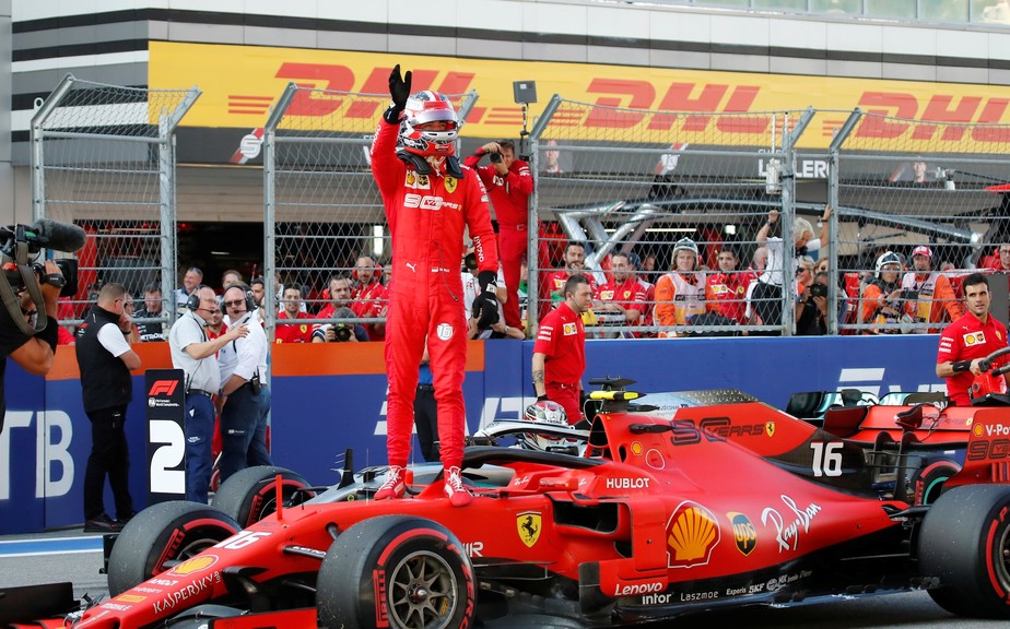Charles Leclerc Conquista Na Russia A Quarta Pole Position Consecutiva Na Formula 1 Formula 1 Ge