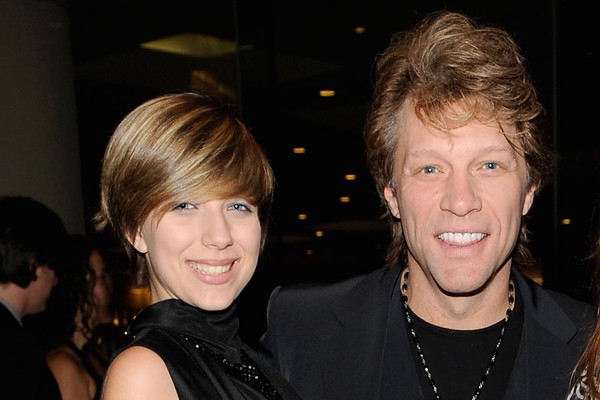 Stephanie Rose Bongiovi e Jon Bon Jovi em 2010 (Foto: Getty Images)