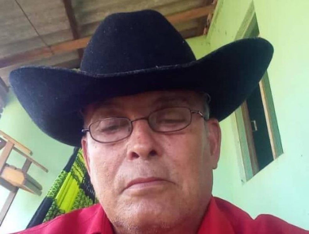 José Nicomédio da Silva, de 64 anos, foi preso após policiais montarem campana na frente de sítio — Foto: Reprodução/WhatsApp