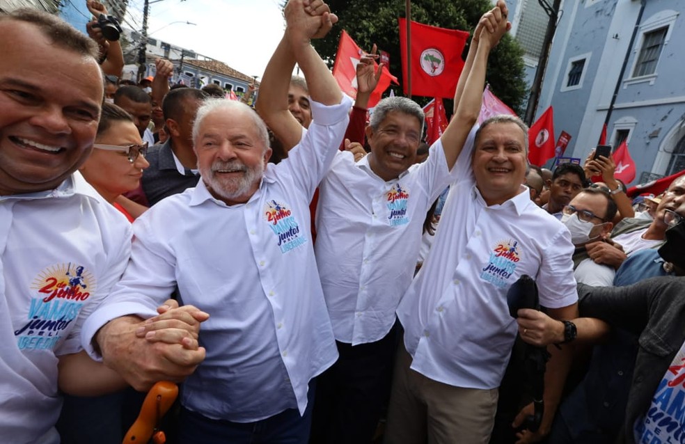 Lula em Salvador — Foto: Ricardo Stuckert/ Divulgação