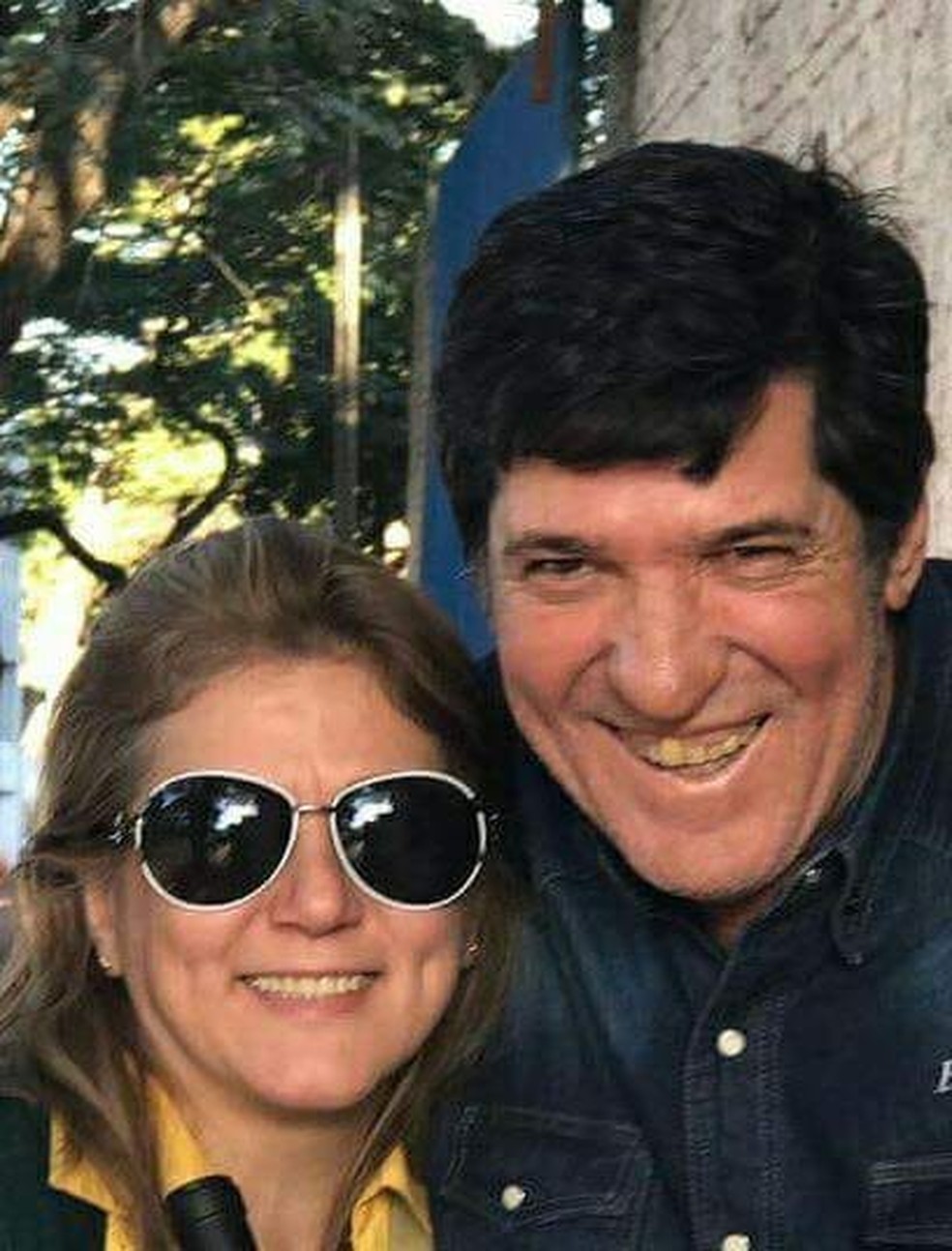 Patricia Regina e Giovane Furlan foram encontrados amarrados (Foto: DivulgaÃ§Ã£o)