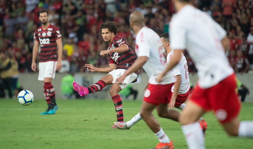 Ar&atilde;o &eacute; o jogador que mais jogou do elenco em 2019, com 45 jogos, sendo 44 como titular &mdash; Foto: Alexandre Vidal / Flamengo