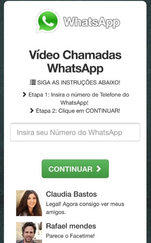 Golpe no WhatsApp promete chamadas em vídeo. (Foto: Divulgação/Kaspersky)