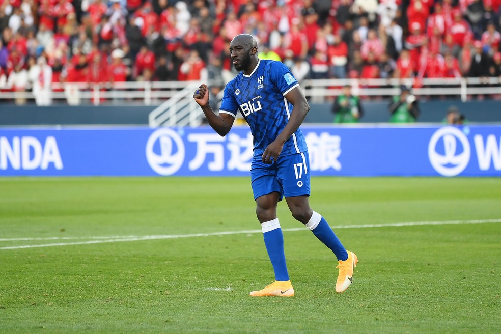 Marega converte p&ecirc;nalti em disputa contra o Wydad &mdash; Foto: David Ramos/FIFA
