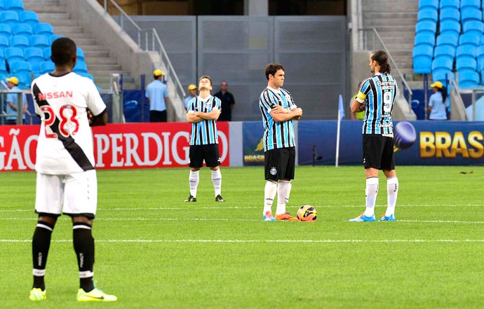 Grêmio e Vasco Protesto (Foto: Dudu Contursi / Futura Press)