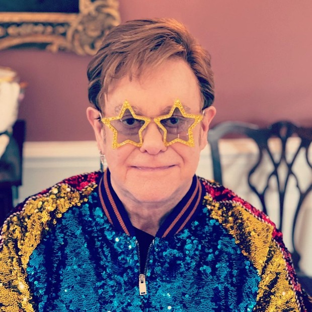 Elton John por David Furnish (Foto: Reprodução)