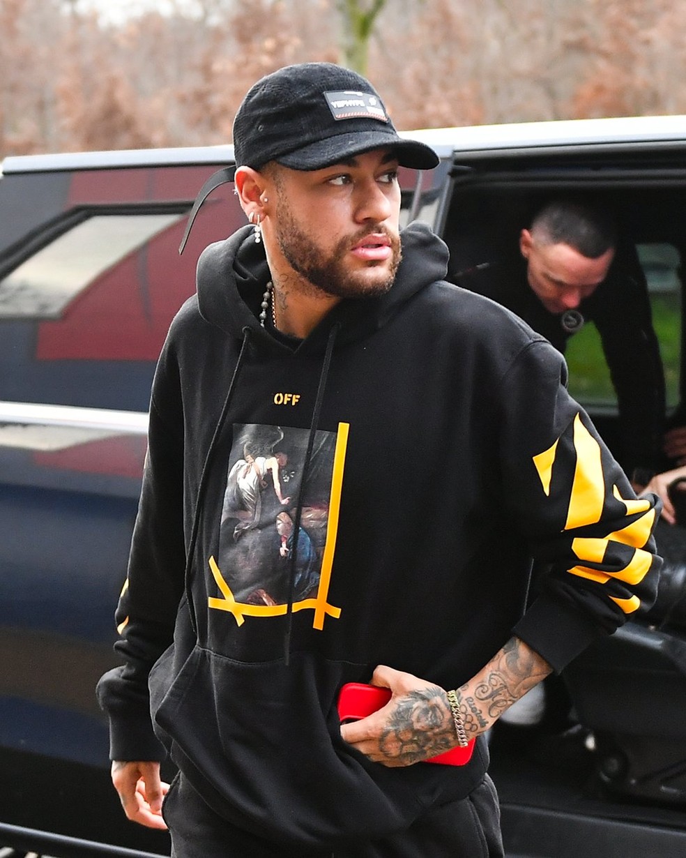 Neymar retorna aos treinos no PSG ap&oacute;s a Copa do Mundo &mdash; Foto: Twitter/PSG