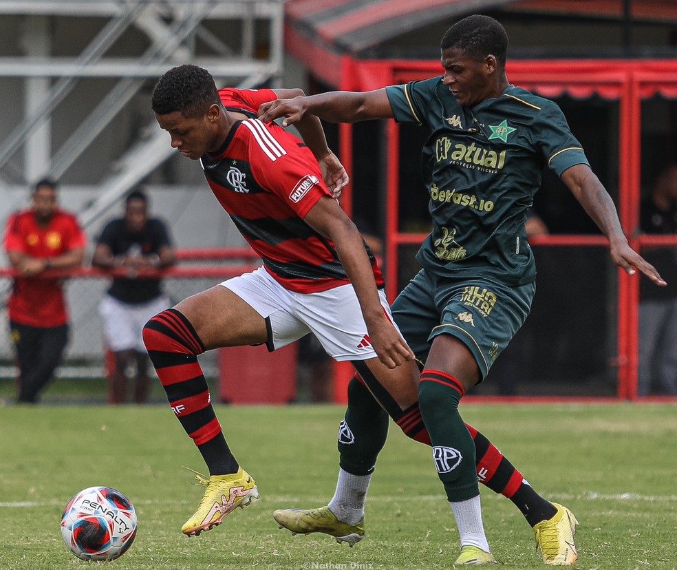 Flamengo 0 x 1 Portuguesa: time da Ilha bateu o Rubro-Negro na G&aacute;vea &mdash; Foto: Nathan Diniz / Flamengo