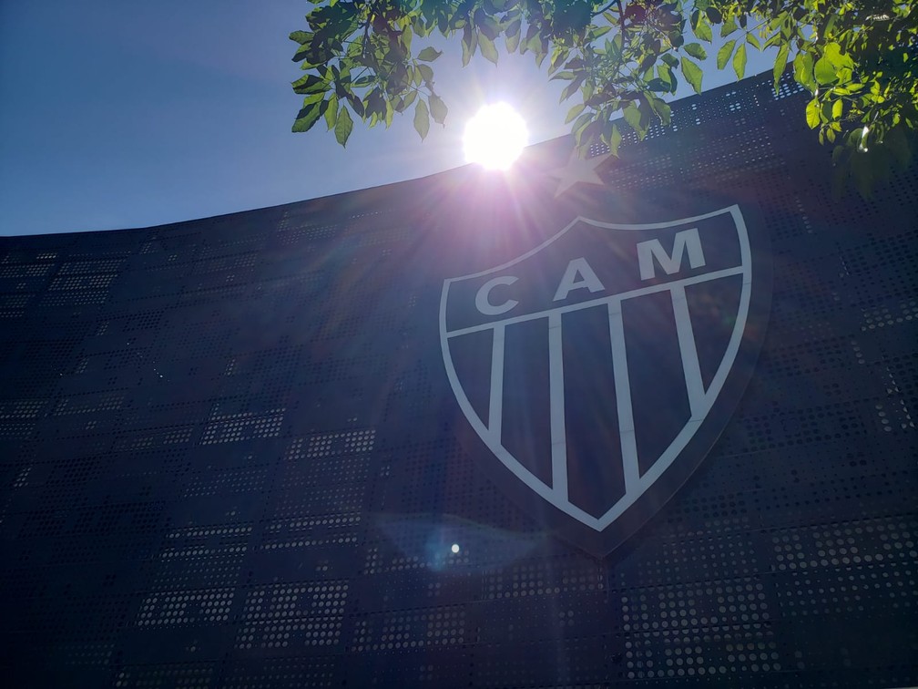 Fachada da sede administrativa do Atlético-MG — Foto: Fred Ribeiro 