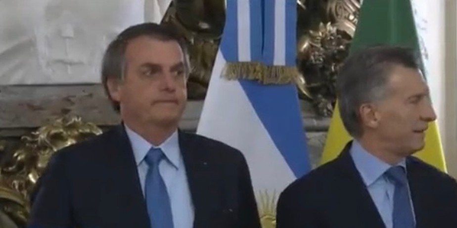 Bolsonaro e Mauricio Macri, ex-presidente da Argentina