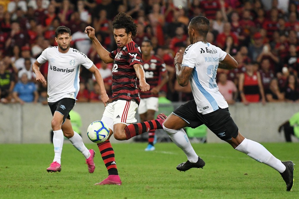 Willian Ar&atilde;o - Flamengo x Gr&ecirc;mio &mdash; Foto: Alexandre Dur&atilde;o