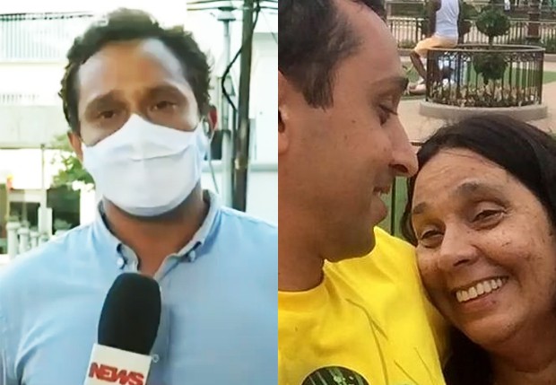 Repórter da GloboNews se emociona ao vivo ao noticiar morte de