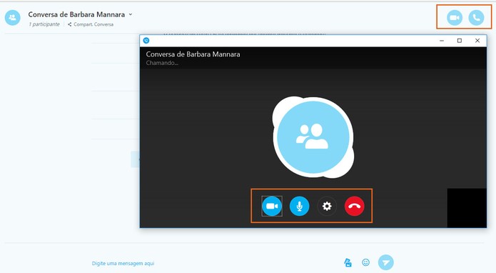 Faça as chamadas em vídeo e áudio no Skype pelo PC (Foto: Reprodução/Barbara Mannara)