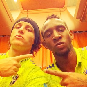 David Luiz e Talisca (Foto: Reprodução/ instagram)