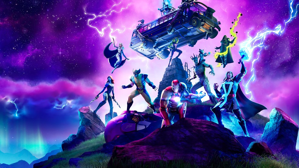 Fortnite vs. Marvel: Interdimensional Warfare. (Image: Epic Games)