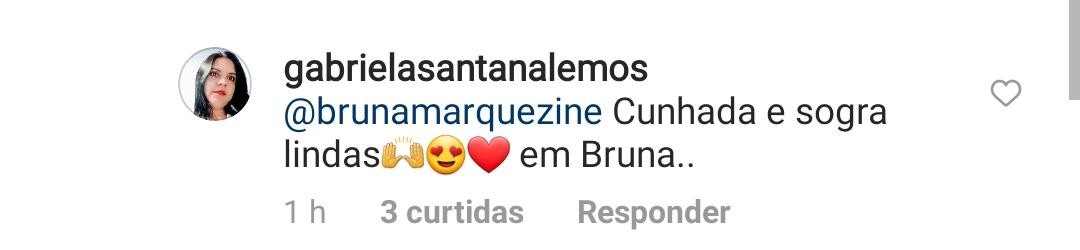 No post, fãs responderam ao comentário de Bruna (Foto: Reprodução/Instagram)