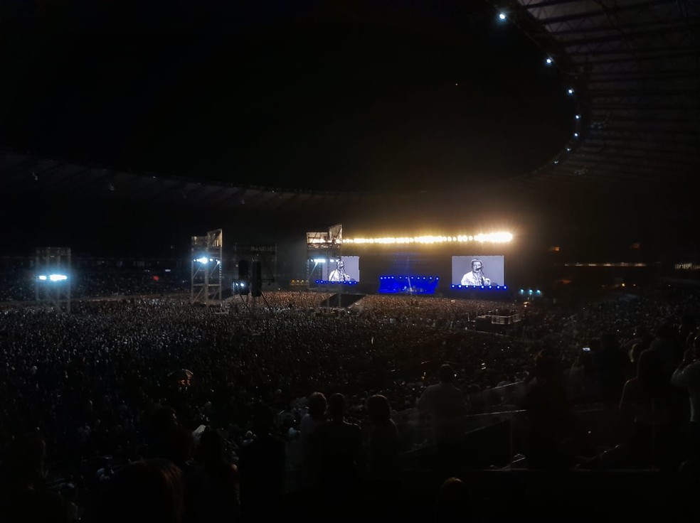 Skank leva multid&atilde;o para show de despedida da banda no Mineir&atilde;o, em BH  &mdash; Foto: Danilo Girundi/TV Globo 