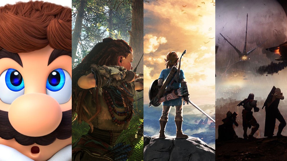'Super Mario Odyssey', 'The Legend of Zelda: Breath of the Wild', 'Horizon Zero Dawn' e 'Destiny 2': os grandes indicados ao Game Awards 2017 (Foto: Divulgação)