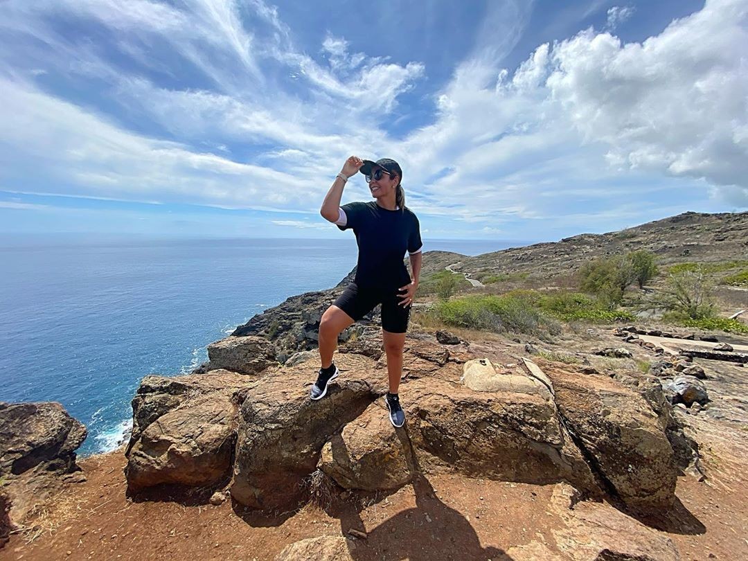Carla Perez posa durante a viagem ao Havaí (Foto: Reprodução/Instagram)